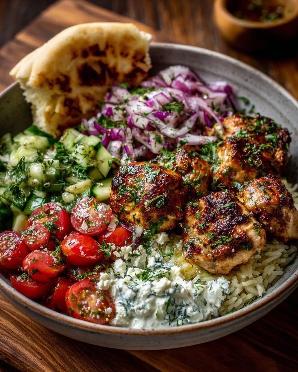 Chicken Souvlaki Bowls